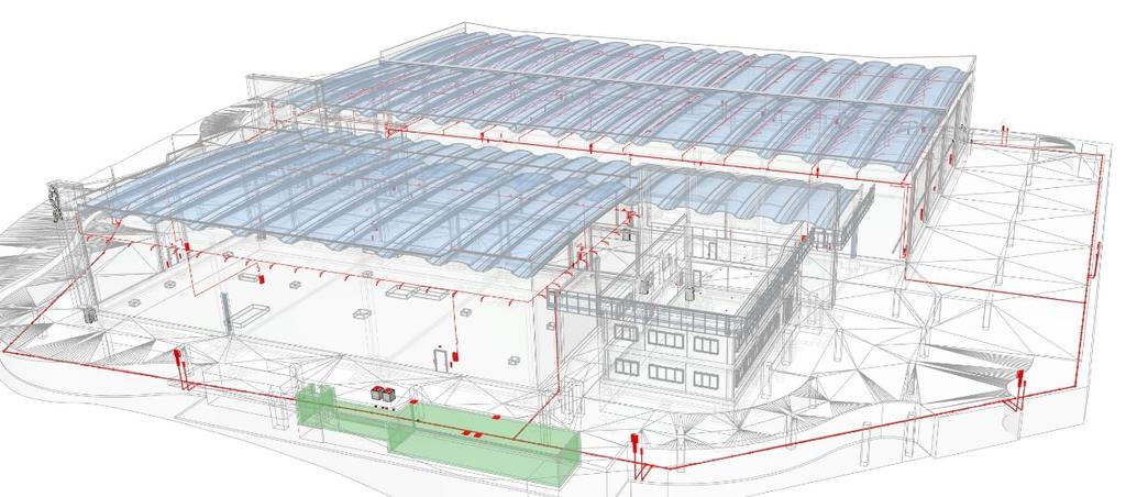 Vantaggi Due esempi dei vantaggi ottenuti utilizzando una metodologia OPEN BIM su questo edificio sono: abaco completo degli infissi interni, esportato direttamente dal software di authoring,