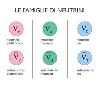 I neutrini Ma che cosa distingue un neutrino elettronico da uno muonico o tauonico?