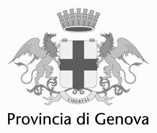 1) DENOMINAZIONE E INDIRIZZO UFFICIALE DELL AMMINISTRAZIONE AGGIUDICATRICE Denominazione Provincia di Genova Indirizzo Piazzale Mazzini 2 Località/Città Genova Telefono 010.5499.