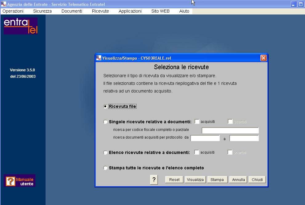 Il sistema effettua l apertura del file crittografato e compresso, dopodiché è possibile (vedi fig.