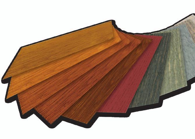 Protezione e decorazione del legno Tinte vero legno classiche WOODPROTEC TION 2360 douglasia 2370 acero 6570 quercia chiaro Tinte per ogni esigenza architettonica 2335 pino