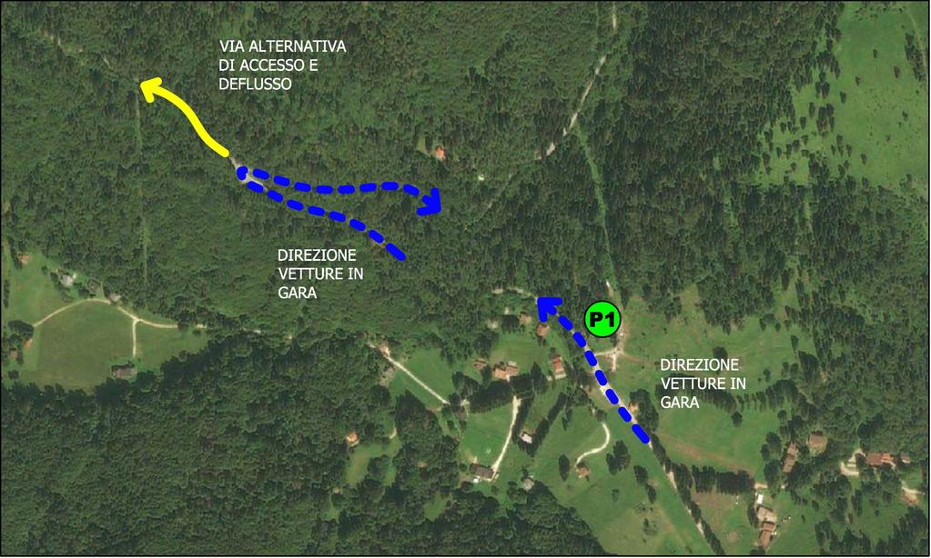 Croce, in area rialzata rispetto la sede stradale con adiacente via pubblica di