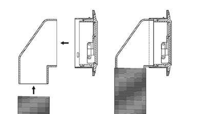 dimensioned according to the material of the support Spessore Thickness 3,5 mm