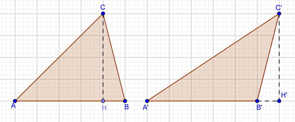 Conduciamo per M la parallela ad AC e da C la parallela ad AB e sia D il loro punto di intersezione ed E l intersezione tra BC e MD (vedi figura).