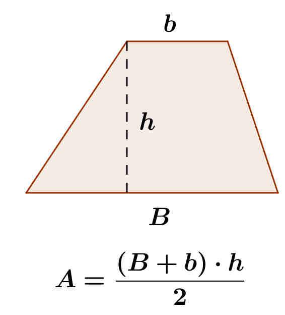 lunghezza dell altezza poiché un trapezio è equivalente ad un triangolo di uguale altezza e la cui base è uguale alla somma delle basi del trapezio l area