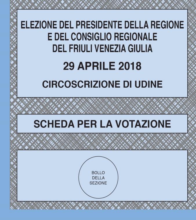 Autenticazione delle schede APPORRE IL BOLLO DELLA SEZIONE SULLA