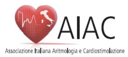 SEGRETERIA NAZIONALE AIAC Laura De La Pierre Via Biagio Petrocelli 226, 00173 Roma Tel. 06 42020412 - fax 06 42020037 e-mail: segreteria@aiac.