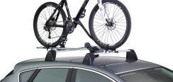 indicatore di coppia per un montaggio rapido e sicuro con una sola mano Thule porta biciclette (ProRide 591) Pratico portabici per trasportare al massimo 2 biciclette sul tetto del veicolo (necessita