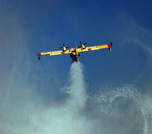 Alla specifica rispose il costruttore locale Canadair con il CL-215 anfibio ad ala alta, scafo centrale e carrello retrattile, propulso da 2 motori alternativi Pratt & Whitney R-2800-CA3 Double Wasp