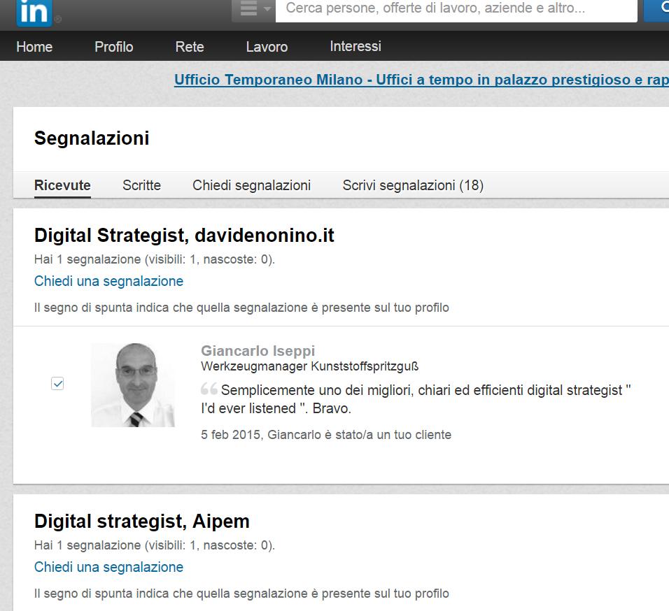 LinkedIN: consigli per l uso