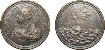 696. MEDAGLIE ITALIANE. FRANCESCO I DE MEDI- CI (1541-1587). OPUS: A. SELVI Fusione in bronzo, 192,56 gr, 86 mm. Piccolo foro portativo. Serie Medicea.