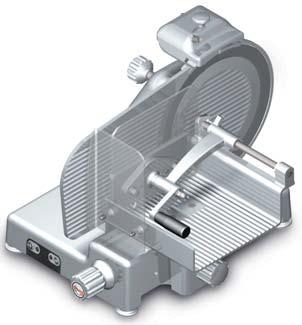 Changeover electronic circuit 110-220V single or 220-280V three phase. Built in sharpening tool with bottom protection. Enclosed and sealed belt pulley. 48 mm distance between blade and motor.