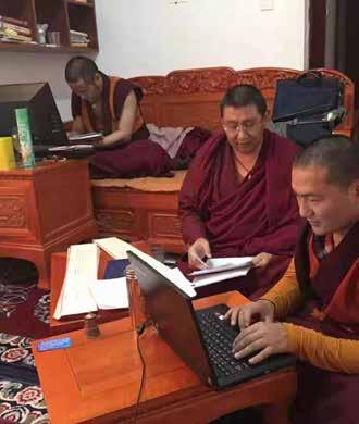 5. Raccolti, digitalizzati testi religiosi e pubblicati in 2.100 serie di 8 volumi, e distribuiti alle monache, monaci di Singkhri e di altre istituzioni religiose nelle zone tibetane della Cina.
