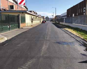 via Sicilia, zona industriale Riqualificazione tratto di via Repubblica, da via Risorgimento alla rotonda di via Trieste (foto sopra) E stata completata la fresatura e iniziata la posa del tappetino