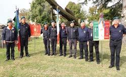 Erano presenti ben 16 tra labari e bandiere di rappresentanti d arma provenienti da Adria, Ferrara, Rovigo, Padova (in totale circa 70 rappresentanti), nonchè alcune associazioni civili del luogo.