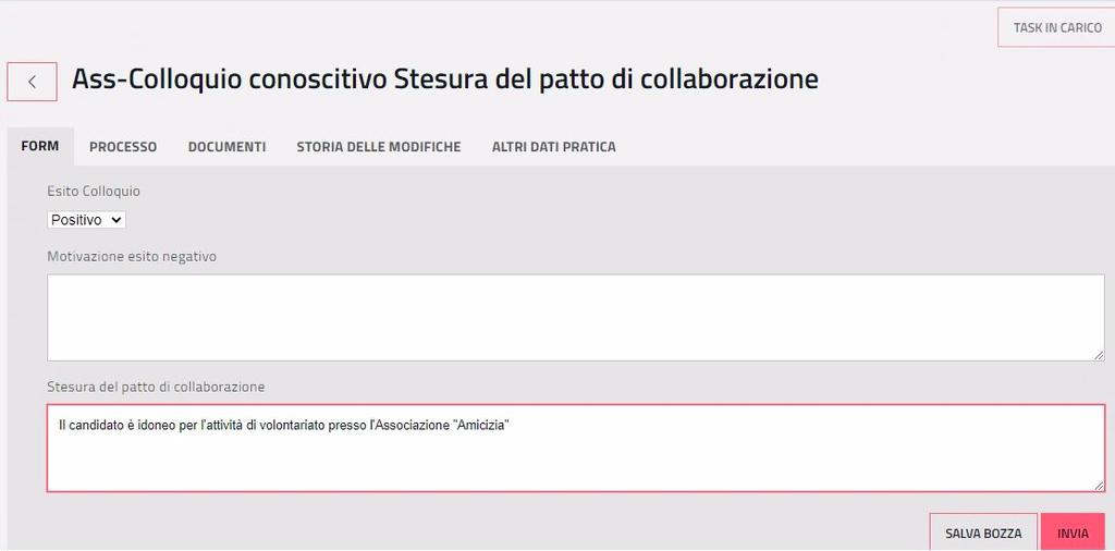 Presentazione workflow piattaforma volontariato (7/7) 1.Creazione anagrafica associazione nel 2. Visualizzazione elenco anagrafiche associazioni 3. Apertura posizione nel 4.