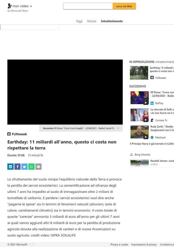 . Gio 22/04/2021 Msn Pagina 27 Riproduzione