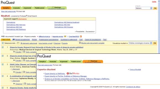 Suggerimento: A ogni riferimento aggiunto a RefWorks, sia importato che immesso manualmente, viene assegnata una pologia di fonte: stampa o risorsa elletronca (chiamata Source Type).