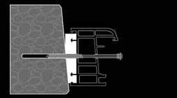 SPTR-H - Sistema di posa regolabile per calcestruzzo per serramenti in PVC con e senza rinforzo Informazioni tecniche Video sistema di fissaggio SPTR-H SPTR-H Forma della testa: Cilindrica bombata