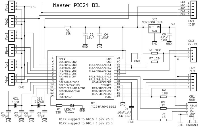 zip Il file ZIP contiene i progetti completi del PCB (in formato Eagle) e del firmware (MpLab) con schemi e immagini in 3D.