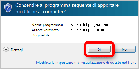 programma e clicca su Avanti.