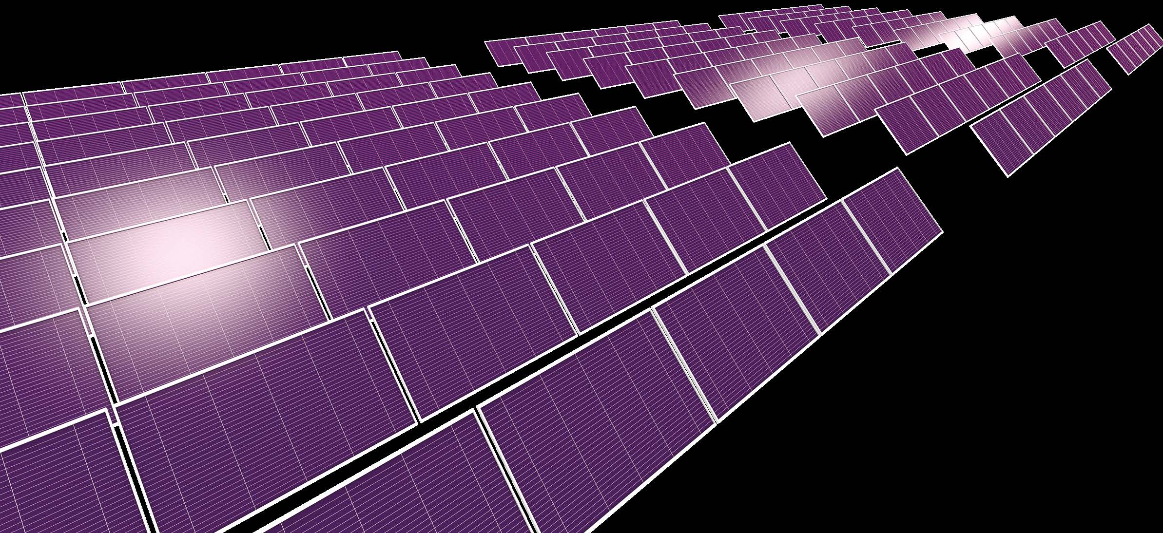 Examples of a PV field installation The upper example shows the MC3