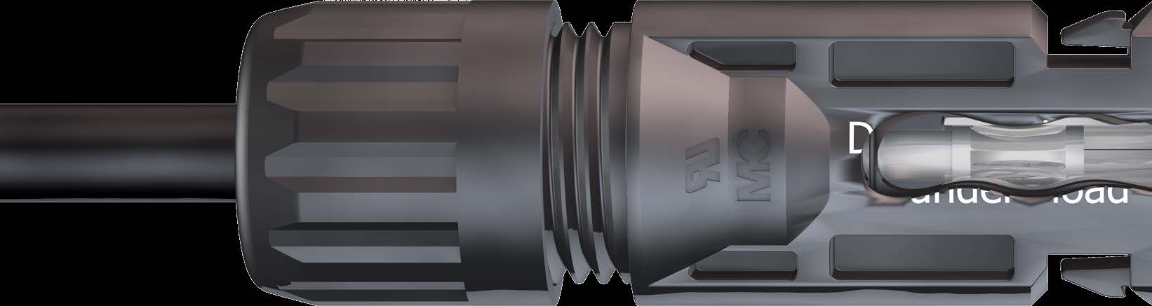 Vantaggi dei della connettori gamma di MC connettori MC4 Advantages of the MC4 connectors