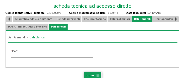 responsabile, Soggetto ammesso ed Edificio dati generali (figura 36).