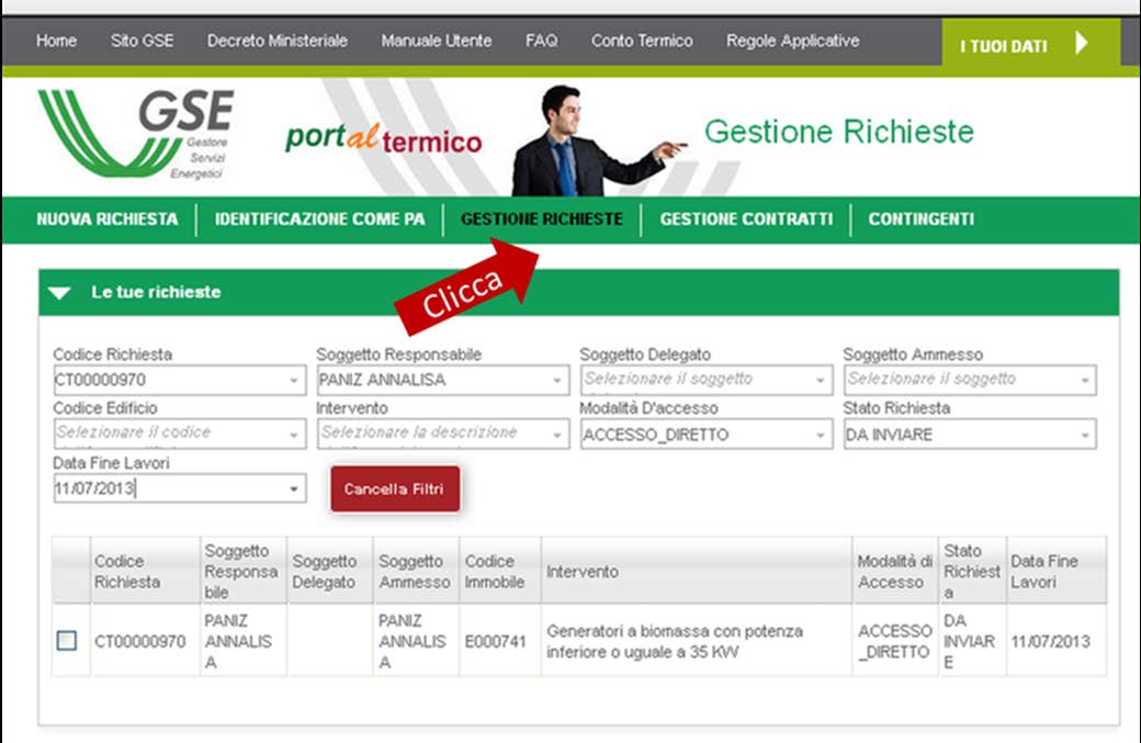 Figura 41: schermata che appare al momento del download del fac-simile della richiesta di incentivo Le