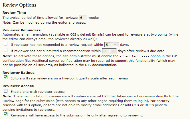 Questa opzione è stata implementata per ridurre qualsiasi barriera tecnica ai contributi dei revisori.