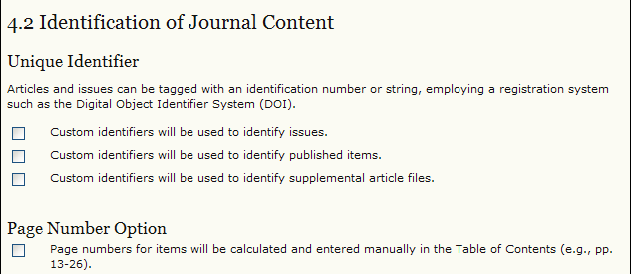 Identificazione del contenuto del periodico Figura 45: Identificazione del contenuto del periodico Si veda http://doi.
