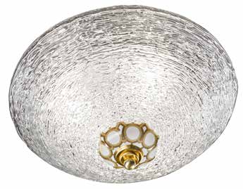 14 cm 5678/S Plafoniera sabbia Sand ceiling E27 3 x 60W L.