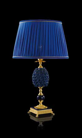 38 cm 5745 Lampada blu deep blue E27 1 x 100W H. 61 x L.