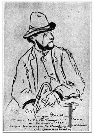 GEORGES BIZET 155 Georges Bizet in un disegno risalente al