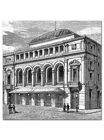 Il Théâtre Lyrique, che ospitò le prime rappresentazioni dei Pêcheurs e della Jolie fille de Perth.