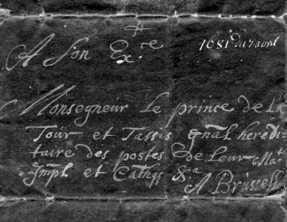 Michel Poncelet III dies in 1698 and will be replaced by his son Hubert Poncelet who will be confirmed as postmaster of Attert in a document signed by Eugene Alexandre Prince de la Tour and Tassis.