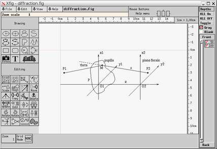 Capitolo 5 Alcuni concetti avanzati 5.1 Creazione di grafici con xfig xfig è un programma molto semplice ma potente che permette di creare velocemente grafici. La Figura 5.