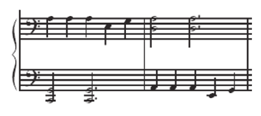 9 Fig. 10 Nella figura 11 è facilmente visibile come il pattern possa essere considerato il corrispettivo, per la mano sinistra, di quello della fig. 7 per l arco.