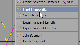 Passo 12 Clic con il destro del mouse e selezioniamo Hard Interpolation.