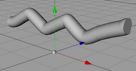 Passo 4 Creiamo un oggetto Sweep NURBS.