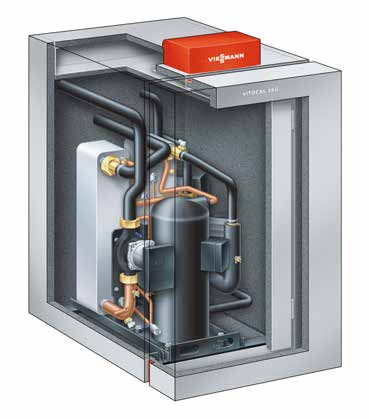 Pompa di calore Vitocal 350-G L innovativo sistema RCD (refrigerant Cycle Diagnostic System) provvede al controllo del circuito di raffreddamento e garantisce la massima efficienza in tutte le