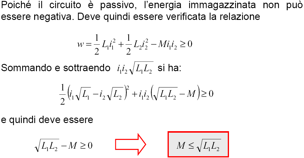 Energia in un circuito con accoppiamento Campi Elettromagnetici e Circuiti I a.