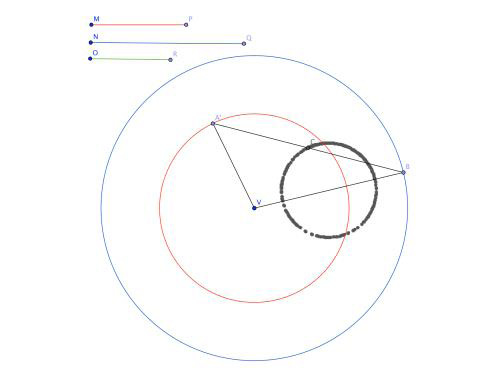 CAPITOLO 2. TRIANGOLI: UNA RAPPRESENTAZIONE CHE FAVORISCE LA SCOPERTA DI PROPRIETÀ GEOMETRICHE Questa volta il segmento di partenza sarà la mediana.