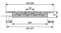 protezione utilizzando gli spaziatori E possibile montare una barra di terra esterna alle barre di fase sul lato destro o sinistro Senza alogeni UCFBS 0 T-TN 10 30A Spessore barra 5 & 10 mm Supporto