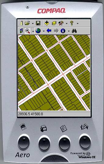 L interfaccia di ArcMap è comune alle altre due applicazioni desctop di Arc