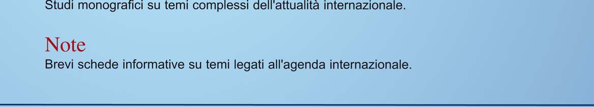 40 Il ruolo dei Social Network nelle Rivolte Arabe (CeSI settembre 2011) n. 41 Forze armate in transizione: il caso di Gran Bretagna, Francia e Germania (IAI settembre 2011) n.