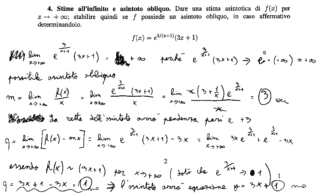 Cap. 3. Limiti 15 Esempio 3.11. ( Marco). Anche qui la stima asintotica 0aBb µ $B è corretta, il problema nasce nel calcolo di In questo caso era ; œ lim 0 a B b $B d.