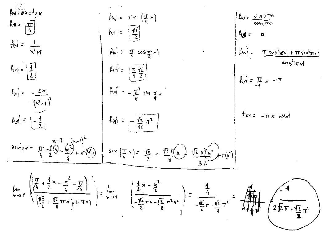 20 M. Bramanti. Sbagliando si impara... ma studiando si impara di più. Sviluppi di Taylor: attenzione al ruolo del punto B 0.