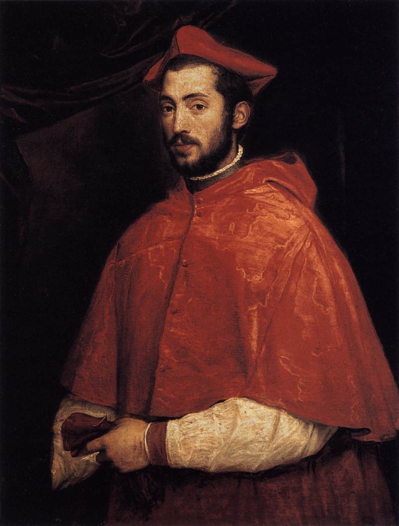 IL GRAN CARDINALE ALESSANDRO FARNESE JR QUESTIONI DI DATE Ritratto del cardinale Alessandro Farnese di Tiziano Collezione Farnese Museo di capodimonte (NA) La storia fatta di personaggi, vicende e