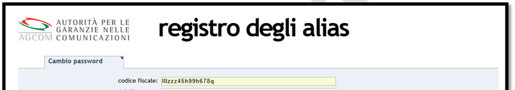 Se non sono rilevati errori formali, a video verrà visualizzato un messaggio con il quale si comunica che la richiesta di registrazione è stata correttamente trasmessa.